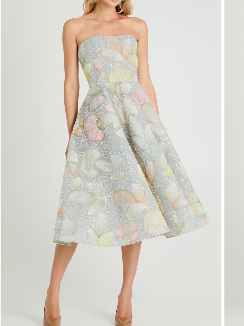 Helsi Vivi Strapless Cocktail Dress Size Medium